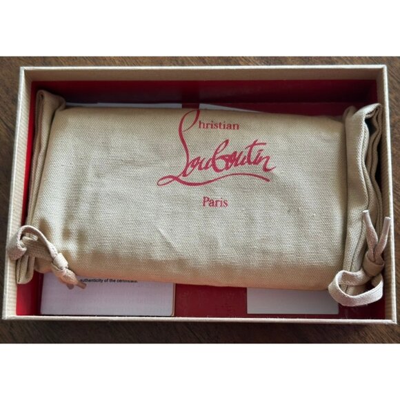 Christian Louboutin | Calf Leather Multi Rainbow Metal Spikes Panettone Wallet - Picture 14 of 16